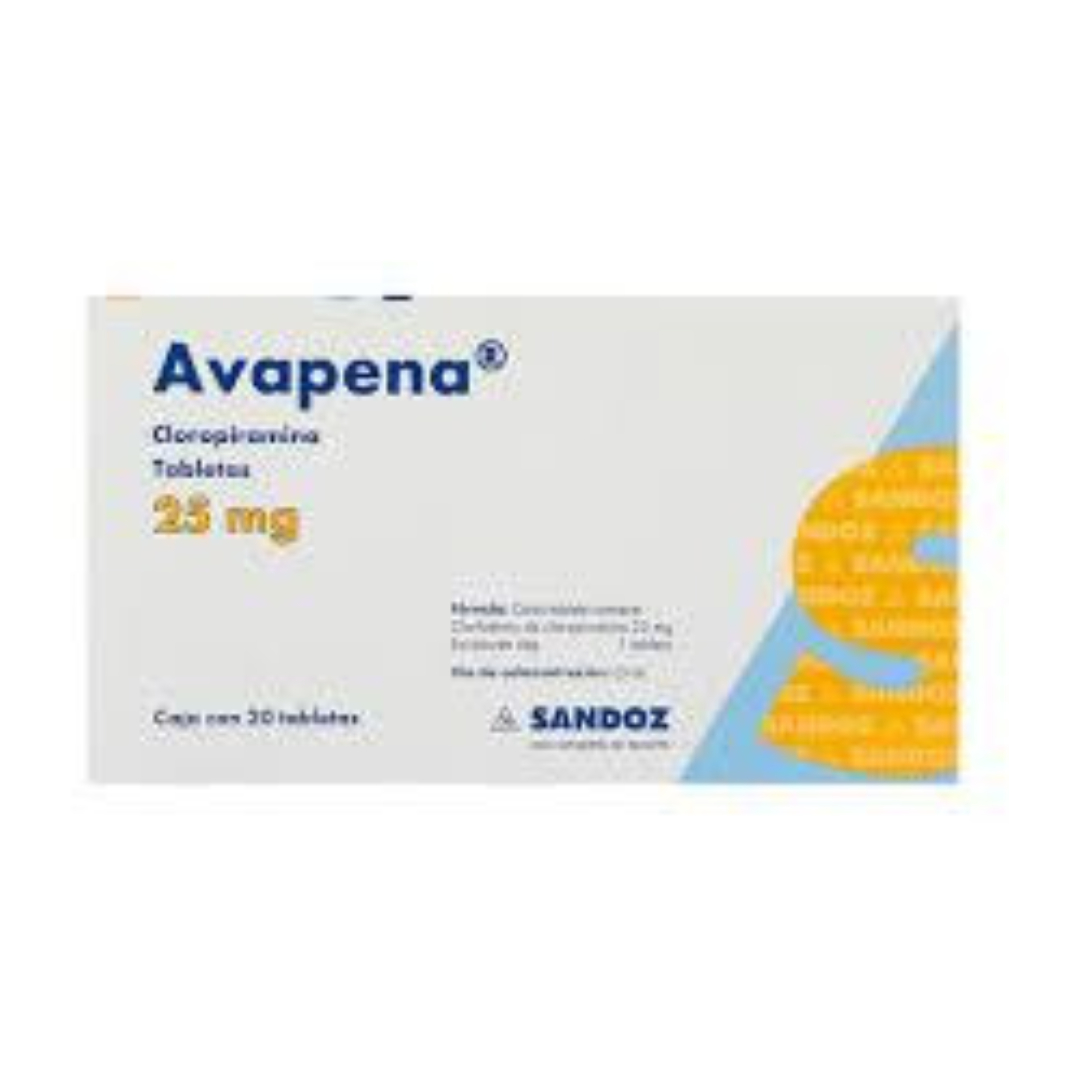 AVAPENA c/20 TABS 25 MG.