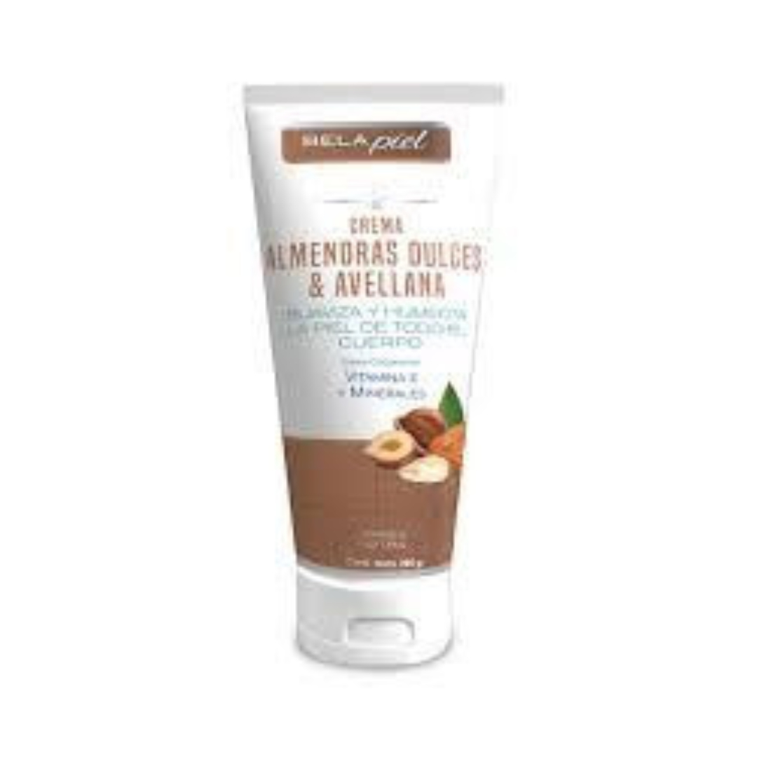 BELAPIEL CREMA DE ALMENDRAS DULCES Y AVELLANA Tubo. c/200 G.