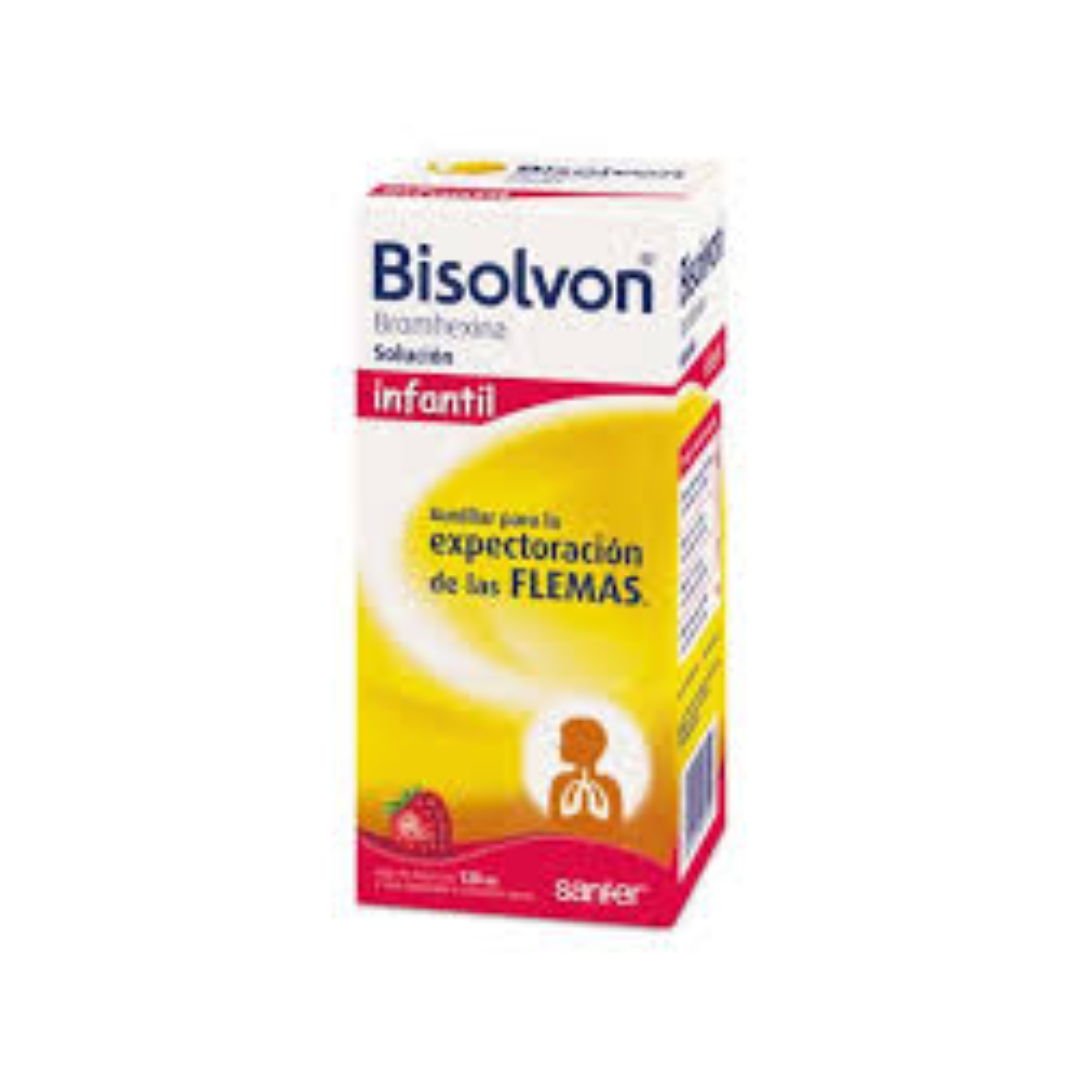 BISOLVON SOL. Infantil Fco. 120 ML.  80 MG/100 ML.