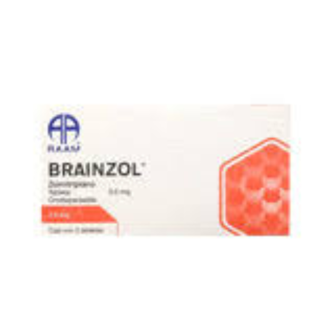 BRAINZOL c/2 TABS. Orodispersables 2.5 MG.