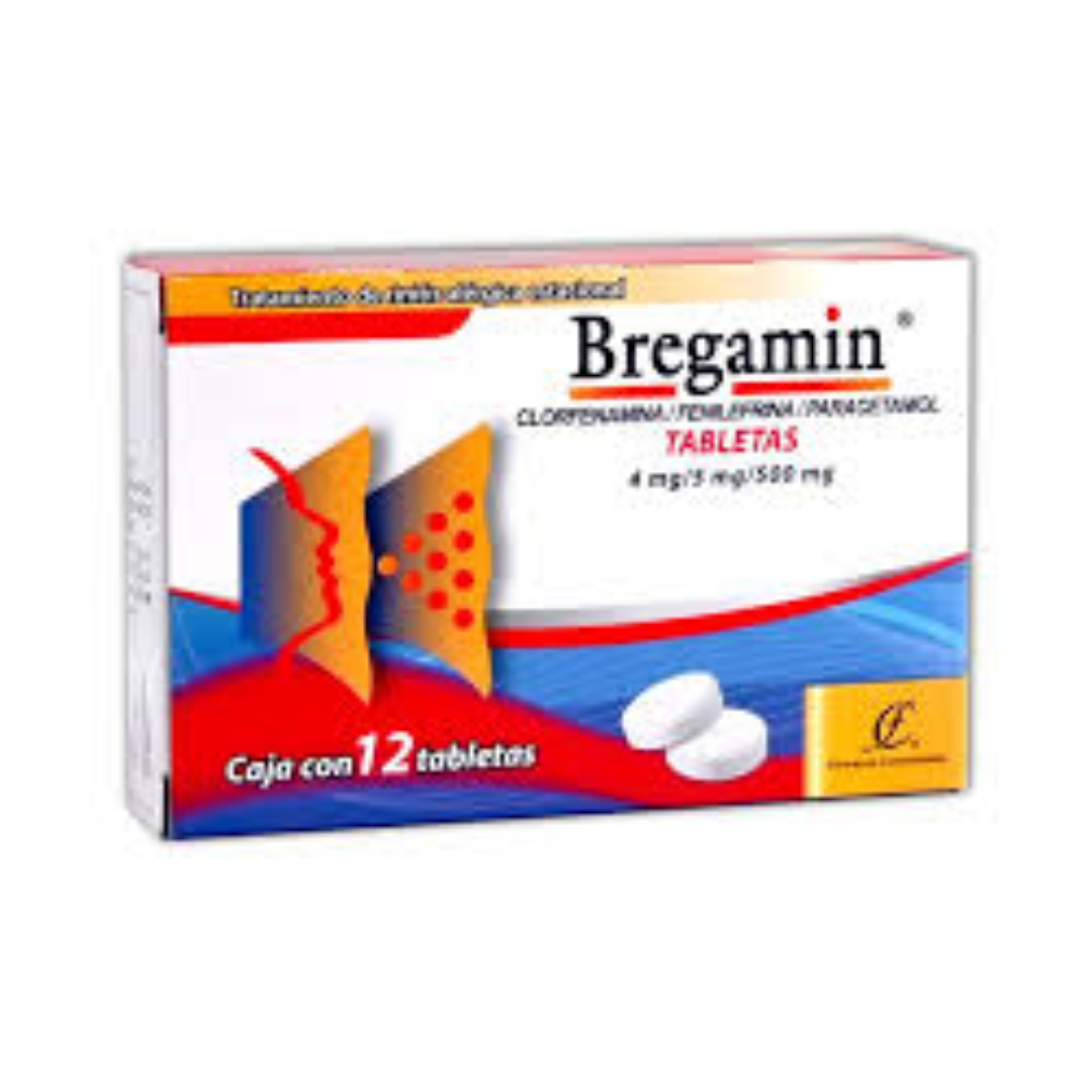 BREGAMIN Adulto c/12 TABS. 4/5/500 MG.
