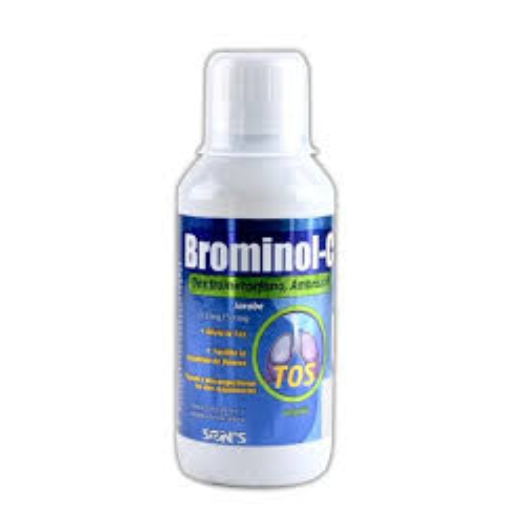 BROMINOL-C JARABE Infantil Fco. 120 ML. 113-150 MG/100 ML.