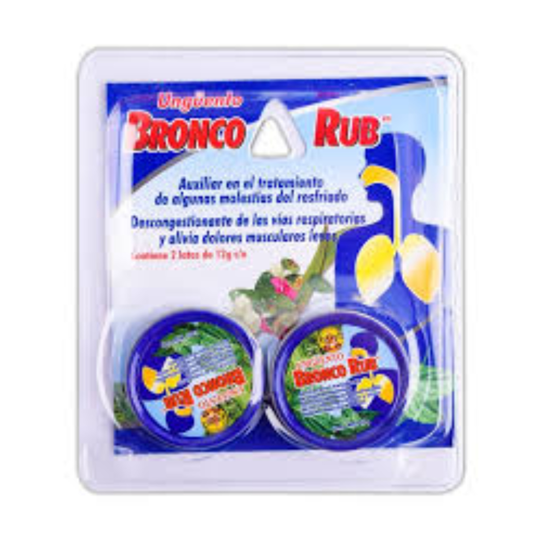 BRONCO RUB UNGÜENTO Blister c/2 LATAS 12 G.