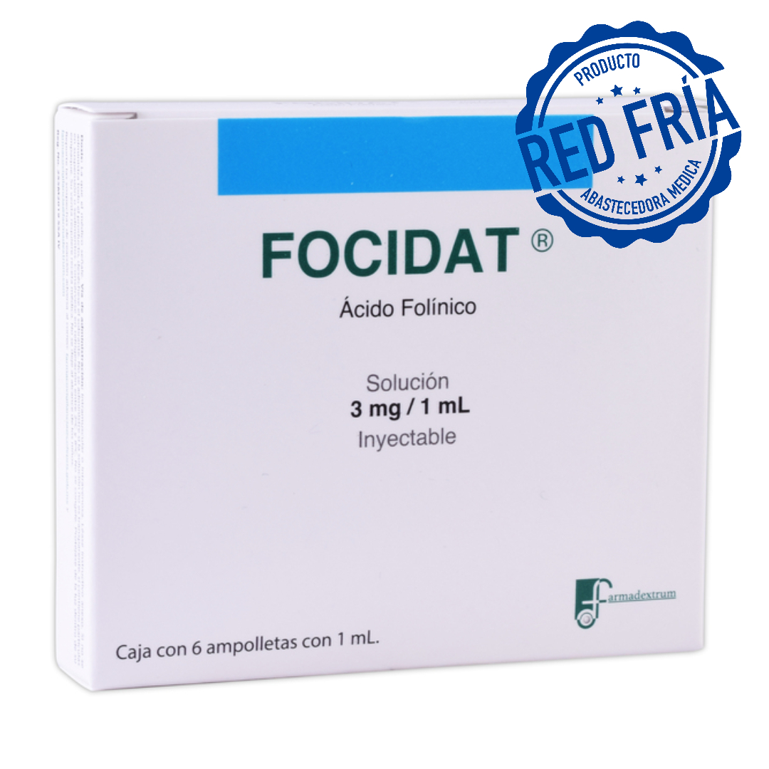 FOCIDAT Sol. Iny. c/6 AMPTAS. 3 MG/1 ML.