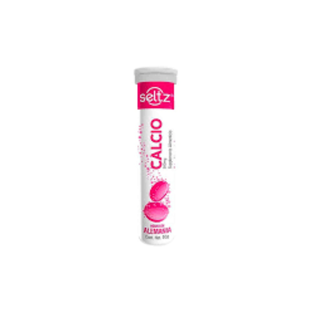 CALCIO+VITAMINA D3+JLP (Seltz) c/20 TABS. EFERVS. Sab. Lmda. Rosa 4.5 G.