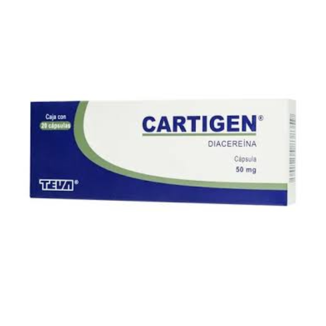 CARTIGEN c/20 CAPS. 50 MG. diacereina