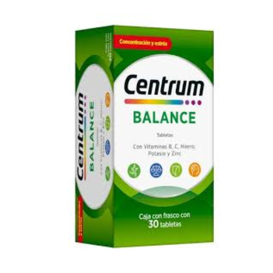 CENTRUM BALANCE C/ 30 TABLETAS.