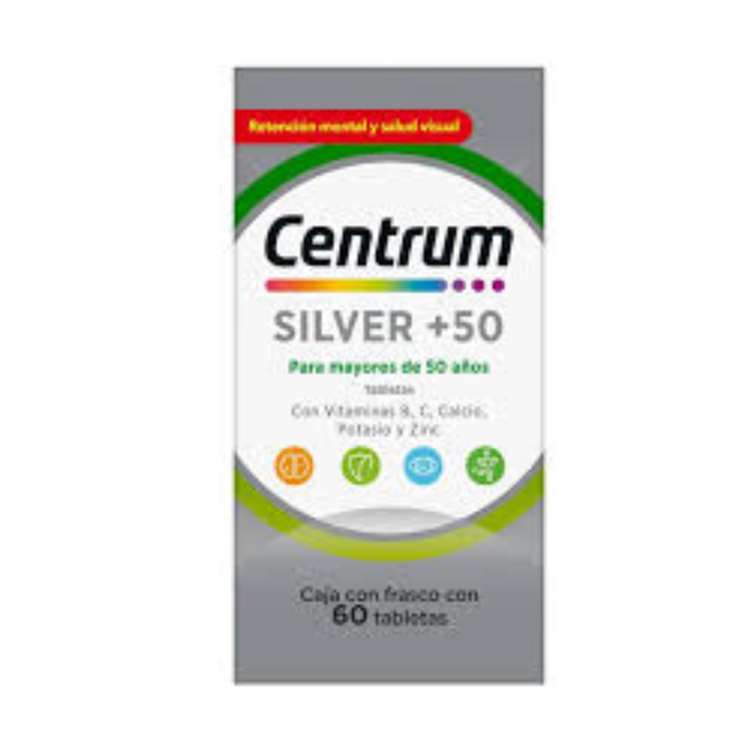 CENTRUM SILVER +50 C/100 TABLETAS.