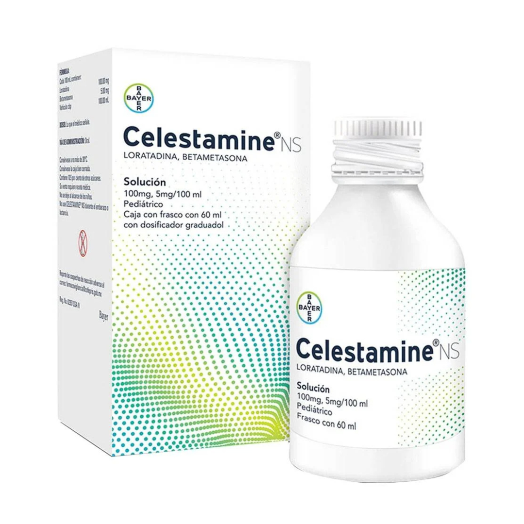 CELESTAMINE NS Sol. Pediátrico Fco. 60 ML. 100-5 MG/100 ML.