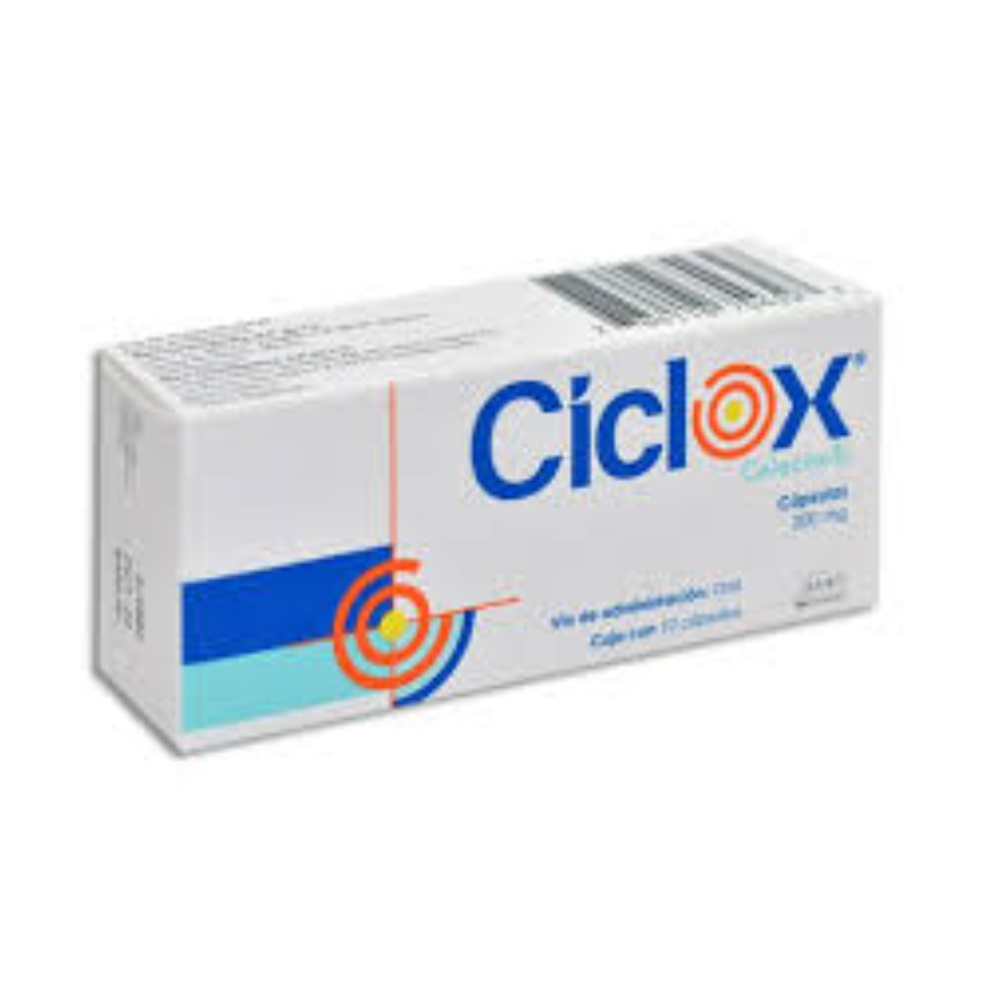 CICLOX c/10 CAPS. 200 MG.