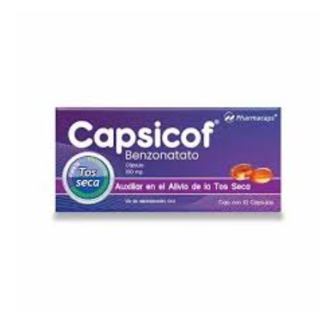 CAPSICOF c/10 CAPS. 100 MG. benzonatato