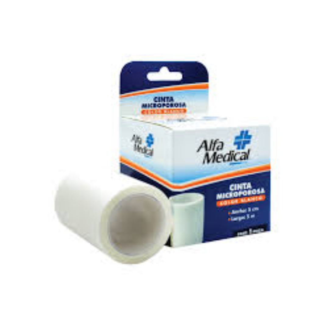 CINTA MICROPOROSA (ALFA MEDICAL) ROLLO COL. BLANCO 7.5