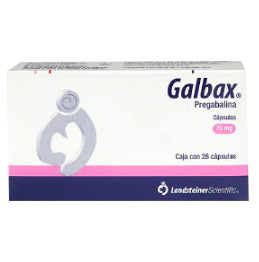 GALBAX c/28 CAPS.  75 MG.