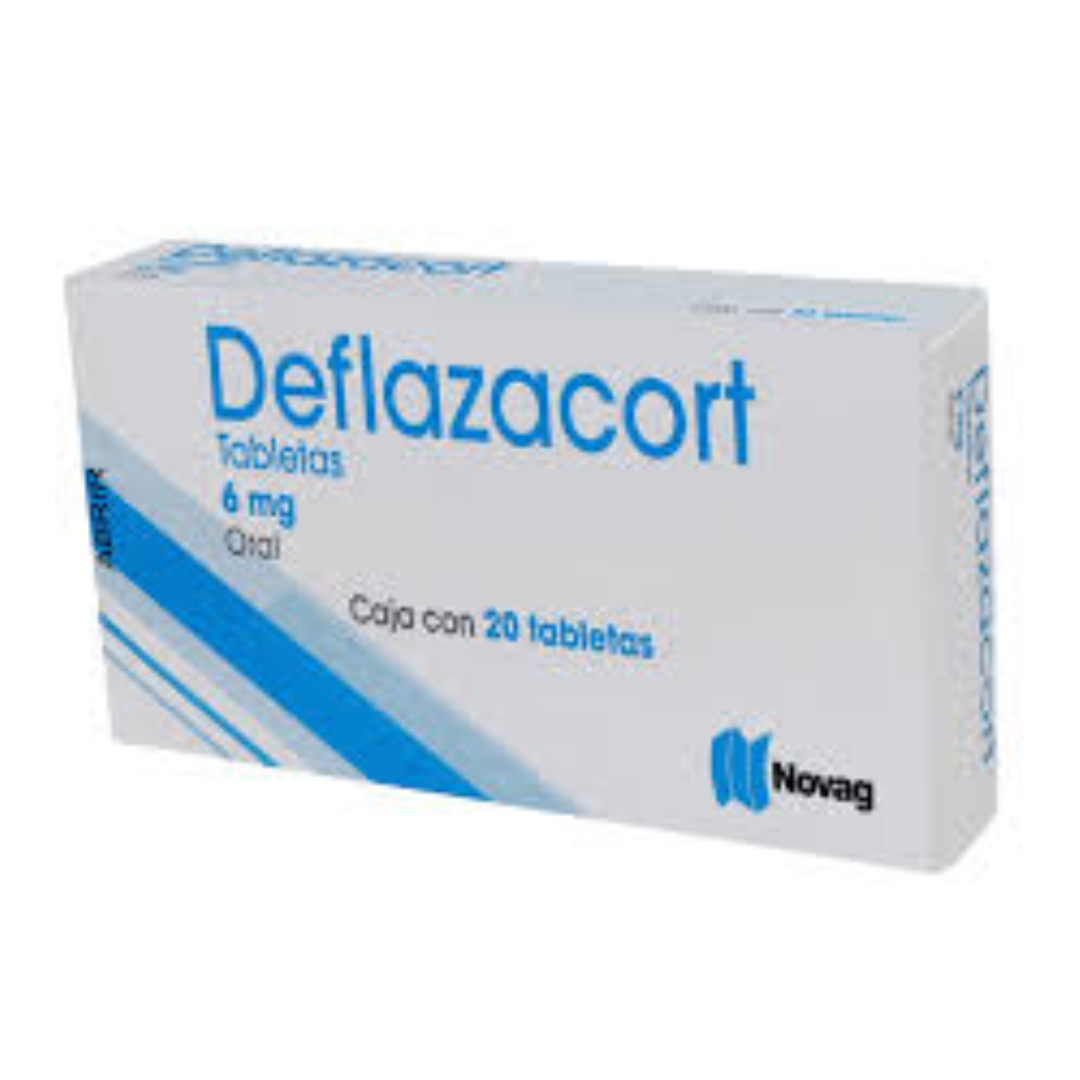 DEFLAZACORT (Novag) c/20 TABS. 6 MG.