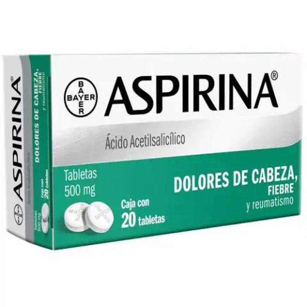ASPIRINA C/ 20 TABS. 500 MG.