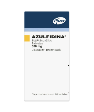 AZULFIDINA c/60 TABS. L.P. 500 MG.