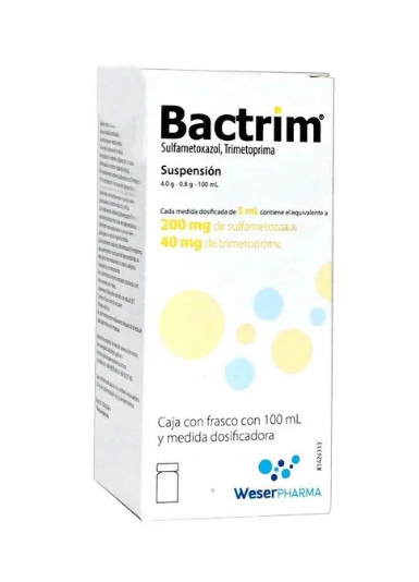 BACTRIM SUSP. Fco 100 ML. 200-40 MG/5 ML.