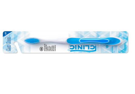 CEPILLO DENTAL (Clinic) MAX CLEAN Con Limpiador de Lengua Blister c/1 Pza. 