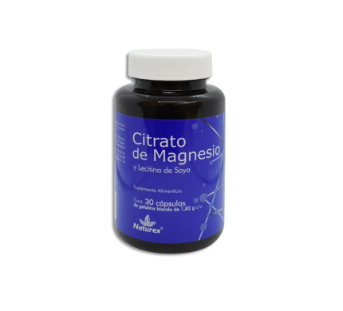 CITRATO DE MAGNESIO/LECITINA DE SOYA (Naturex) c/30 CAPS. 1.82 G.