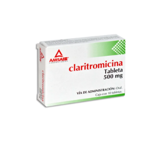 CLARITROMICINA (Amsa) c/10 TABS. 500 MG. 