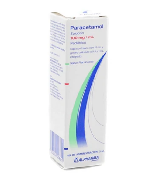 PARACETAMOL (Alpharma) SOL. Pedtco. Fco. Gotero 15 ML. 100 MG/1 ML.
