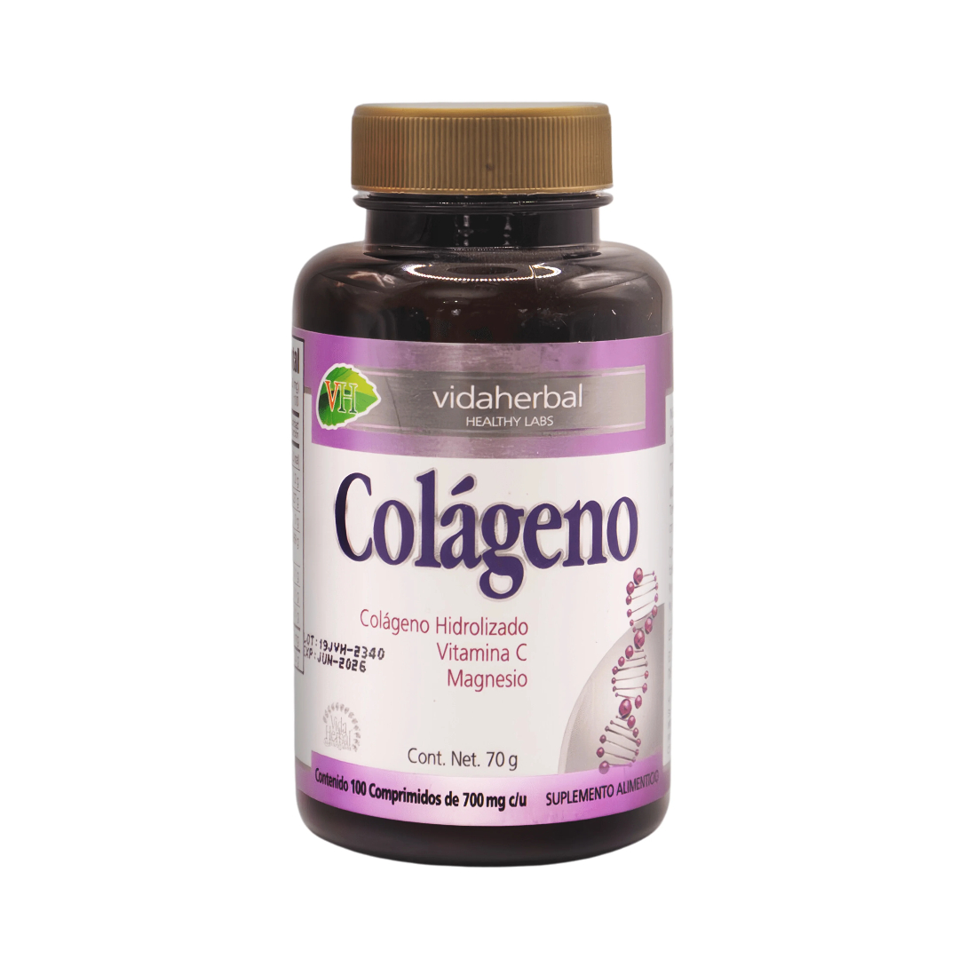 COLÁGENO (VidaHerbal) c/100 COMPS. 700 MG. 