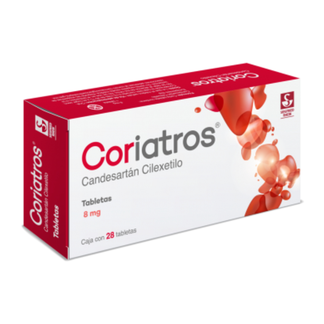 CORIATROS c/28 TABS.  8 MG. candesartan