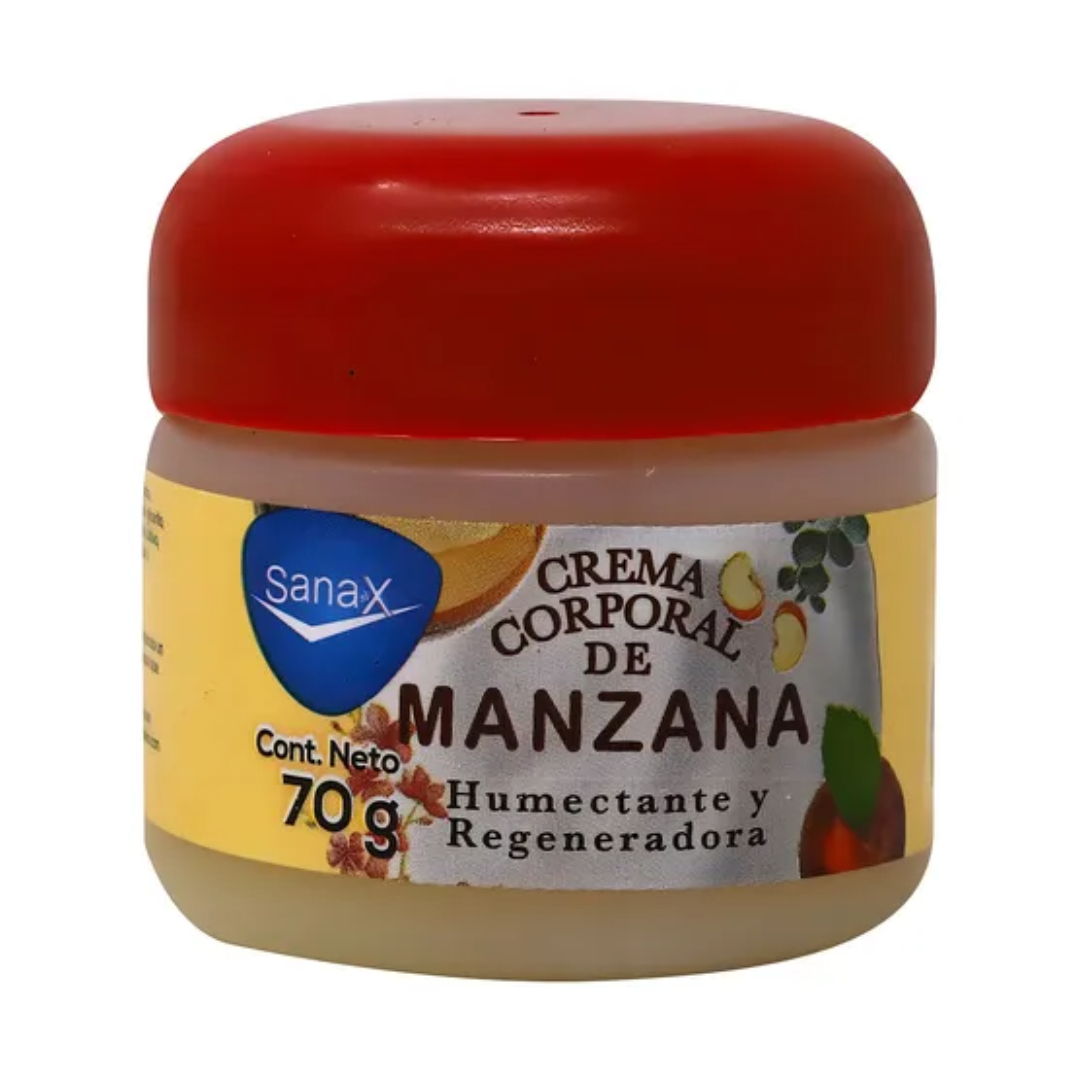 CREMA Corporal de MANZANA (Sana-x) Tarro 70 G. 