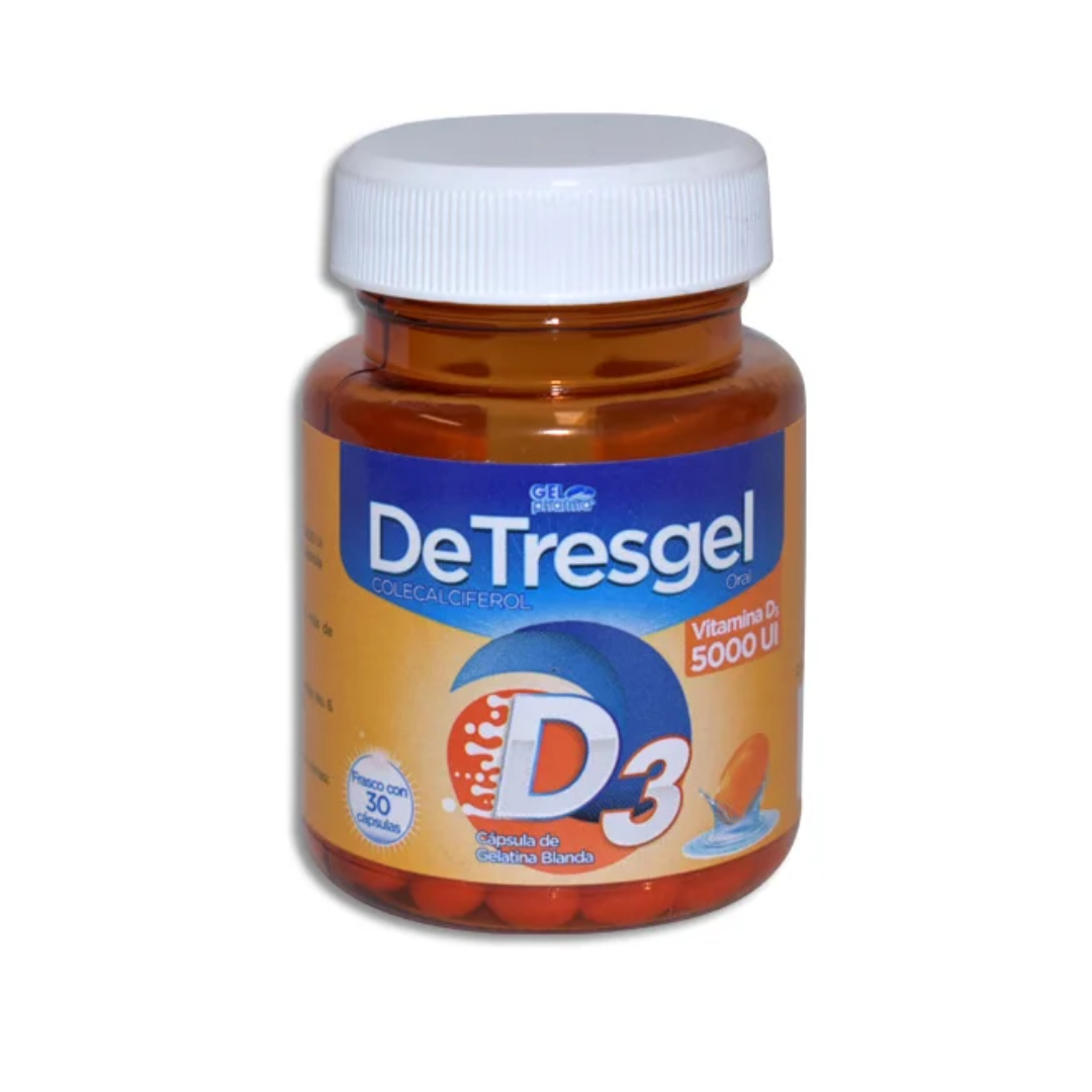 DETRESGEL c/30 CAPS. 5000 UI.