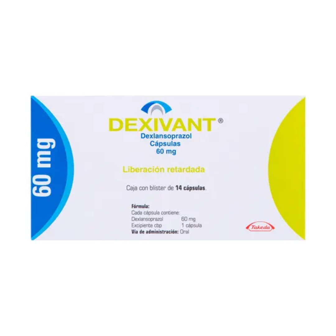 DEXIVANT c/14 CAPS. L.R. 60 MG.