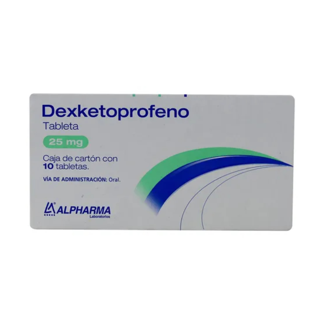 DEXKETOPROFENO (Alpharma) c/10 TABS. 25 MG.