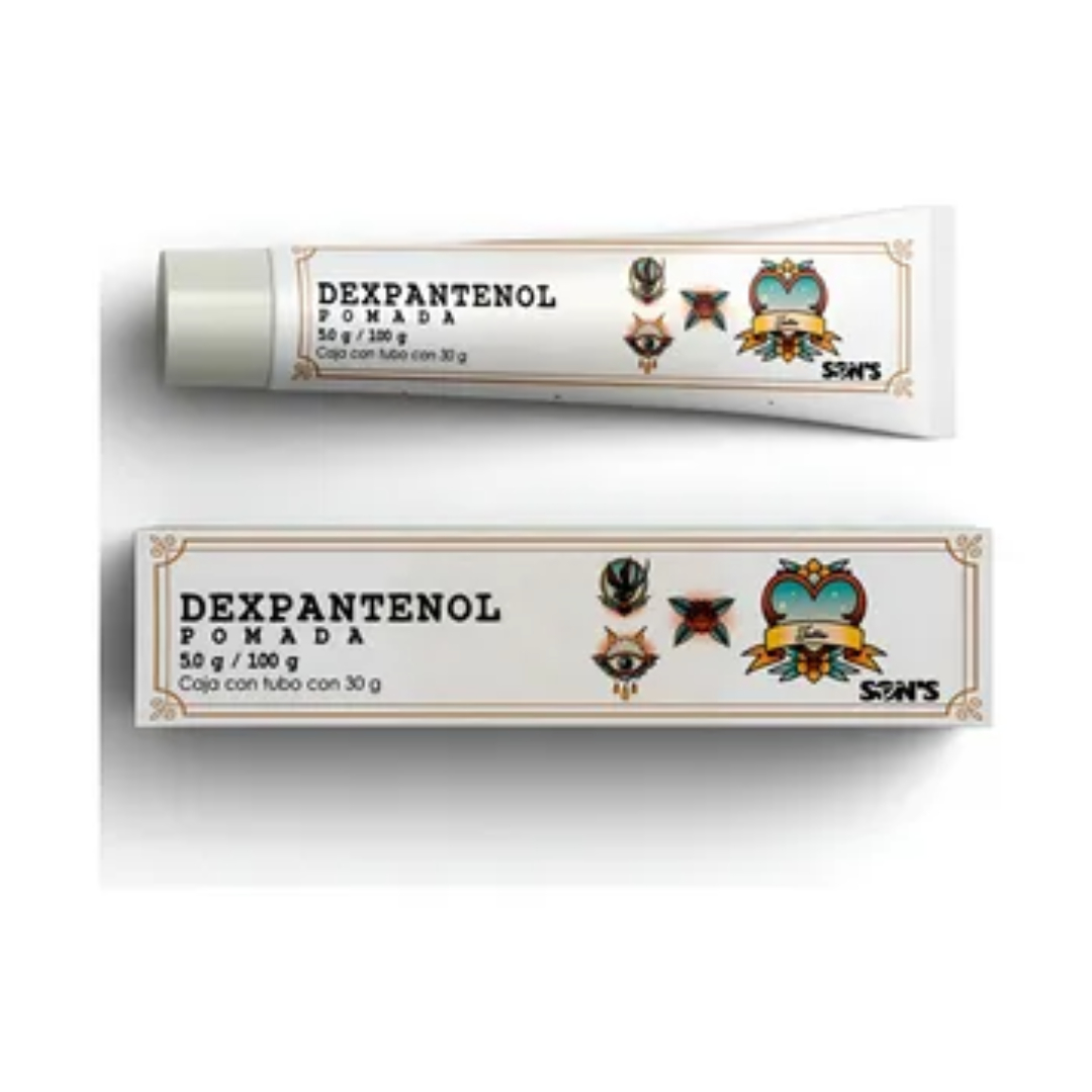 DEXPANTENOL (Son´s) POMADA Protectora "Tattoo" Tubo c/30 G. 5.0 G/100 G.