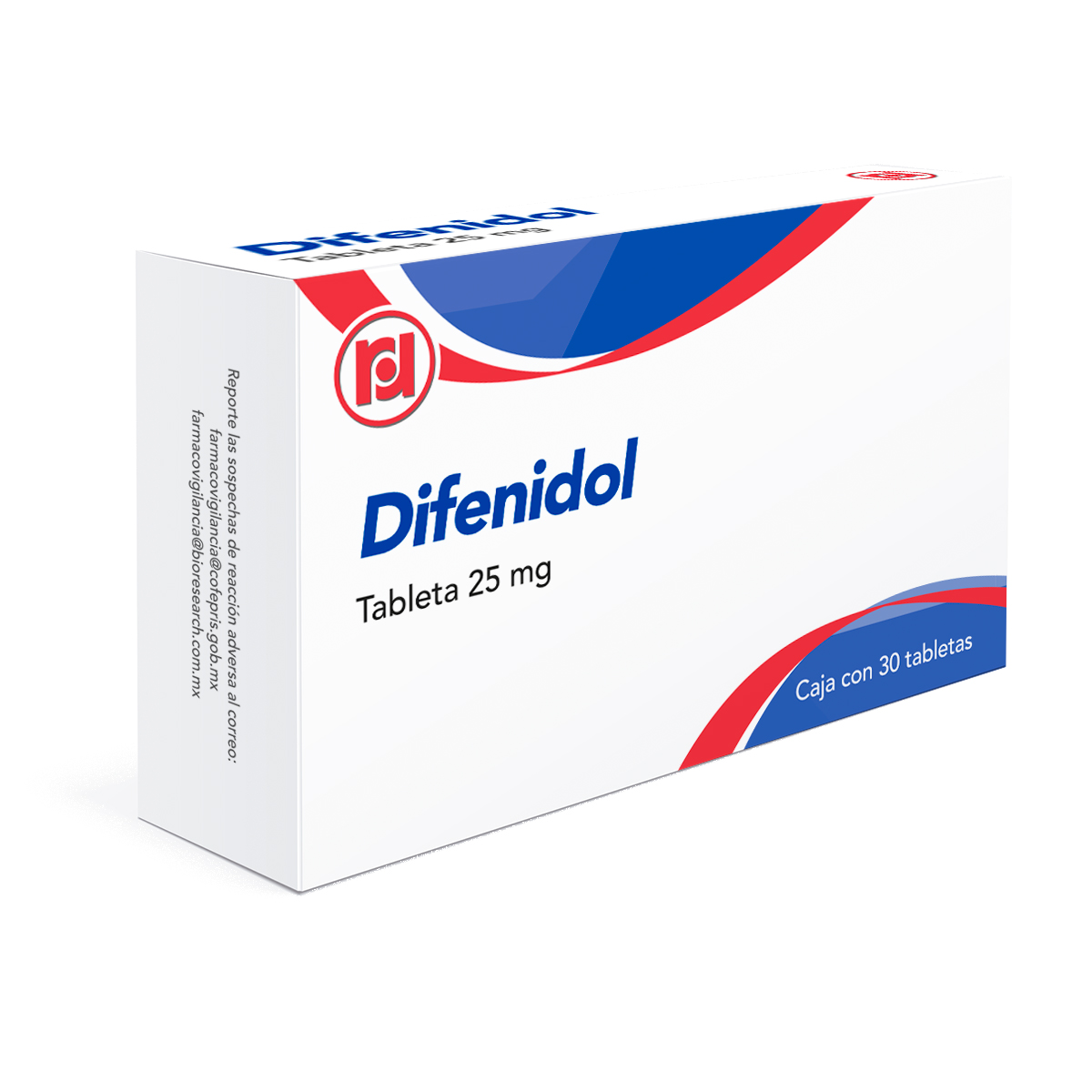 DIFENIDOL (Randall) c/30 TABS. 25 MG.