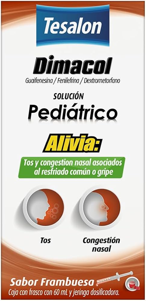DIMACOL SOL. Pedtco. Fco. 60 ML. 2000-100-200 MG/100 ML.