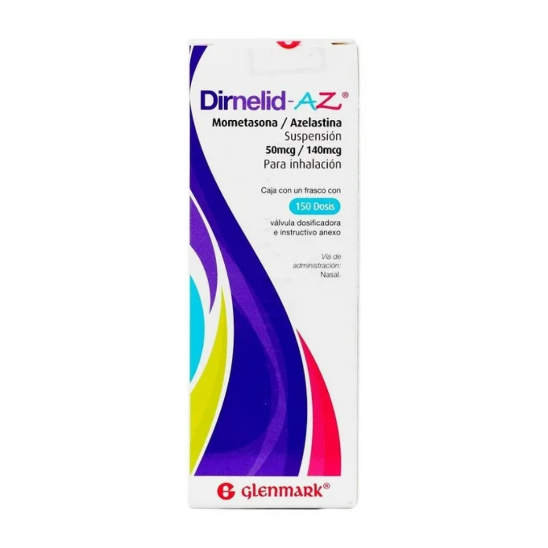 DIRNELID-AZ SUSP. p/INHALACIÓN NASAL Fco. c/150 Dosis 50-140 MCG.