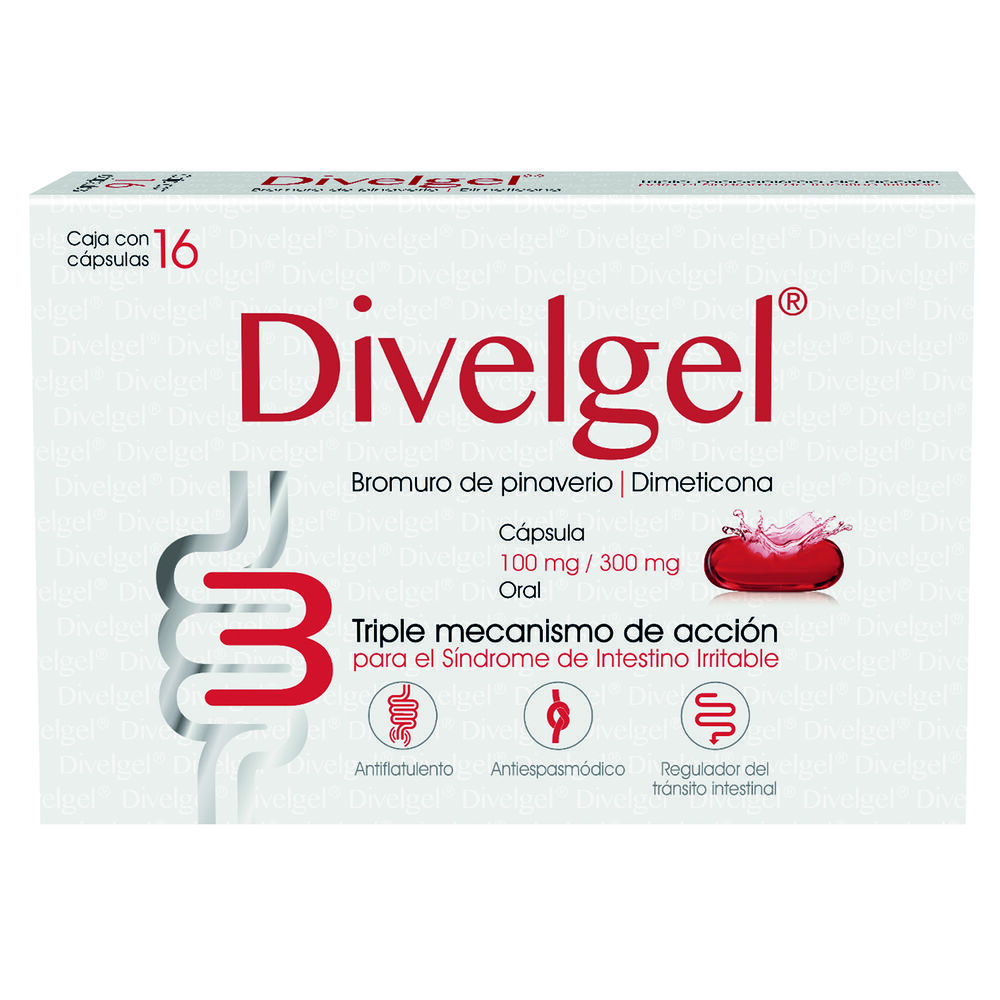 DIVELGEL c/16 CAPS. 100/300 MG.