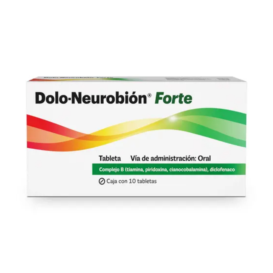 DOLO-NEUROBIÓN FORTE c/10 TABS. 50/50/50/1 MG.