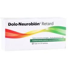 DOLO-NEUROBIÓN RETARD c/10 TABS. L.P. 100/100/100/1 MG.