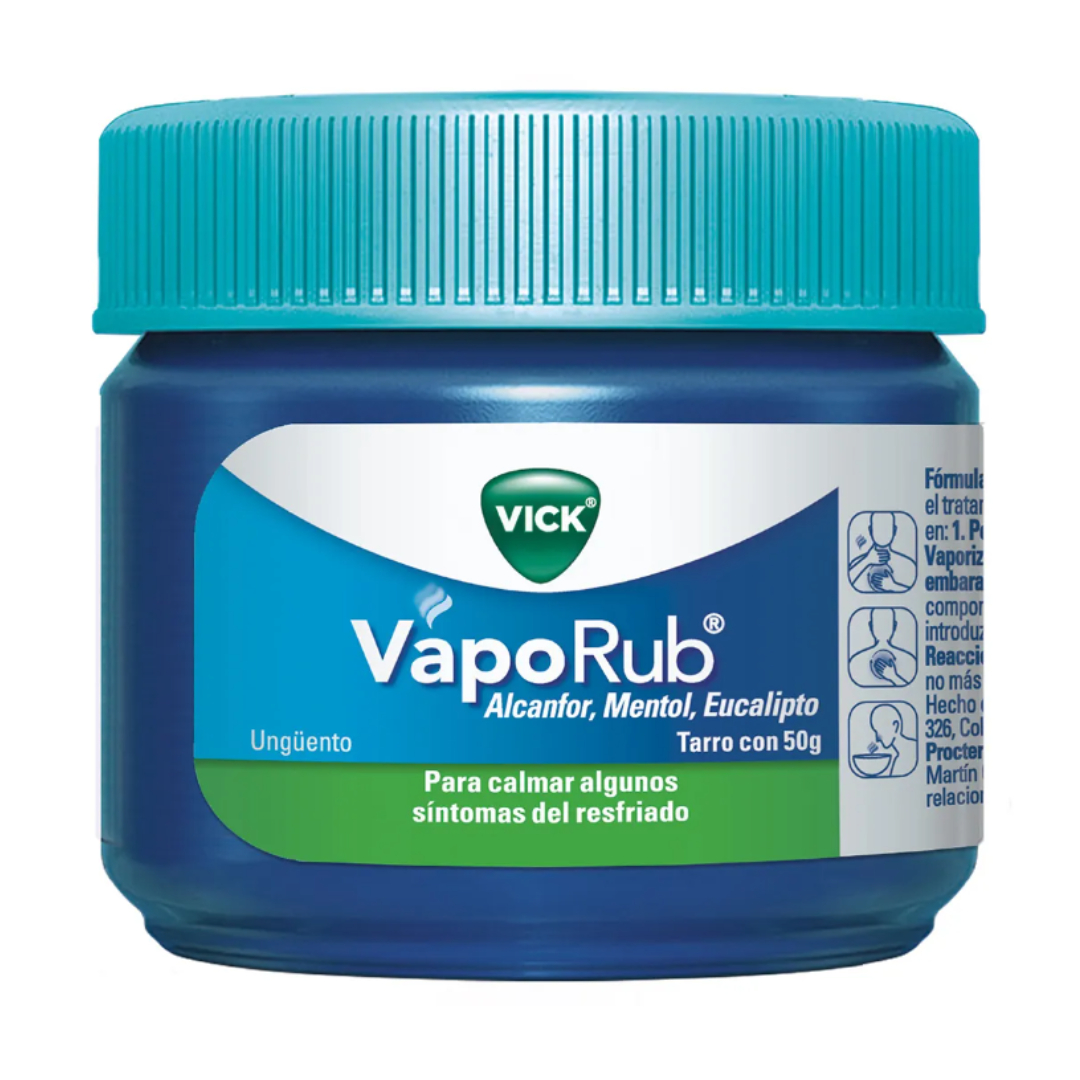VICK VapoRub UNGÜENTO Tarro c/ 50 G. 5.26/2.82/1.33 G.