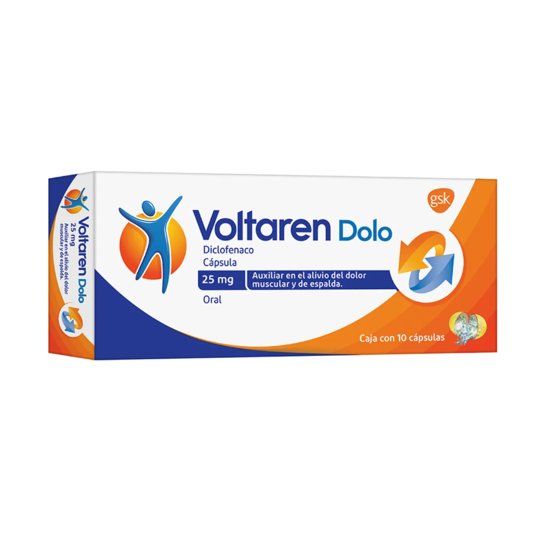 VOLTAREN DOLO c/10 CAPS. 25 MG. 