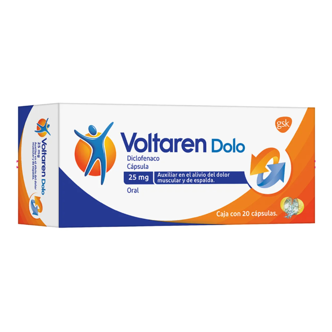 VOLTAREN DOLO c/20 CAPS. 25 MG. 