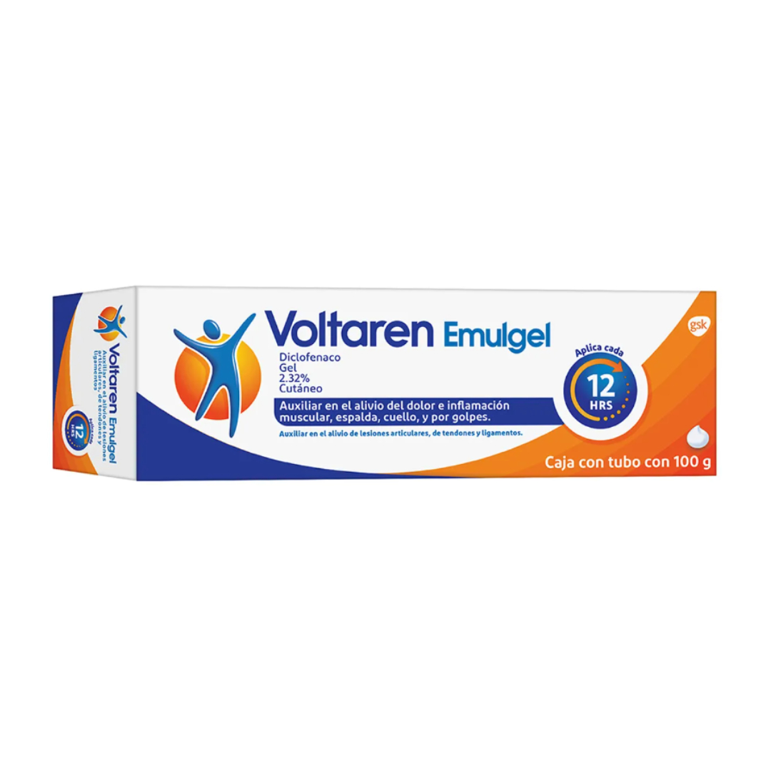 VOLTAREN EMULGEL 12H GEL 2.32% Tubo c/100 G.