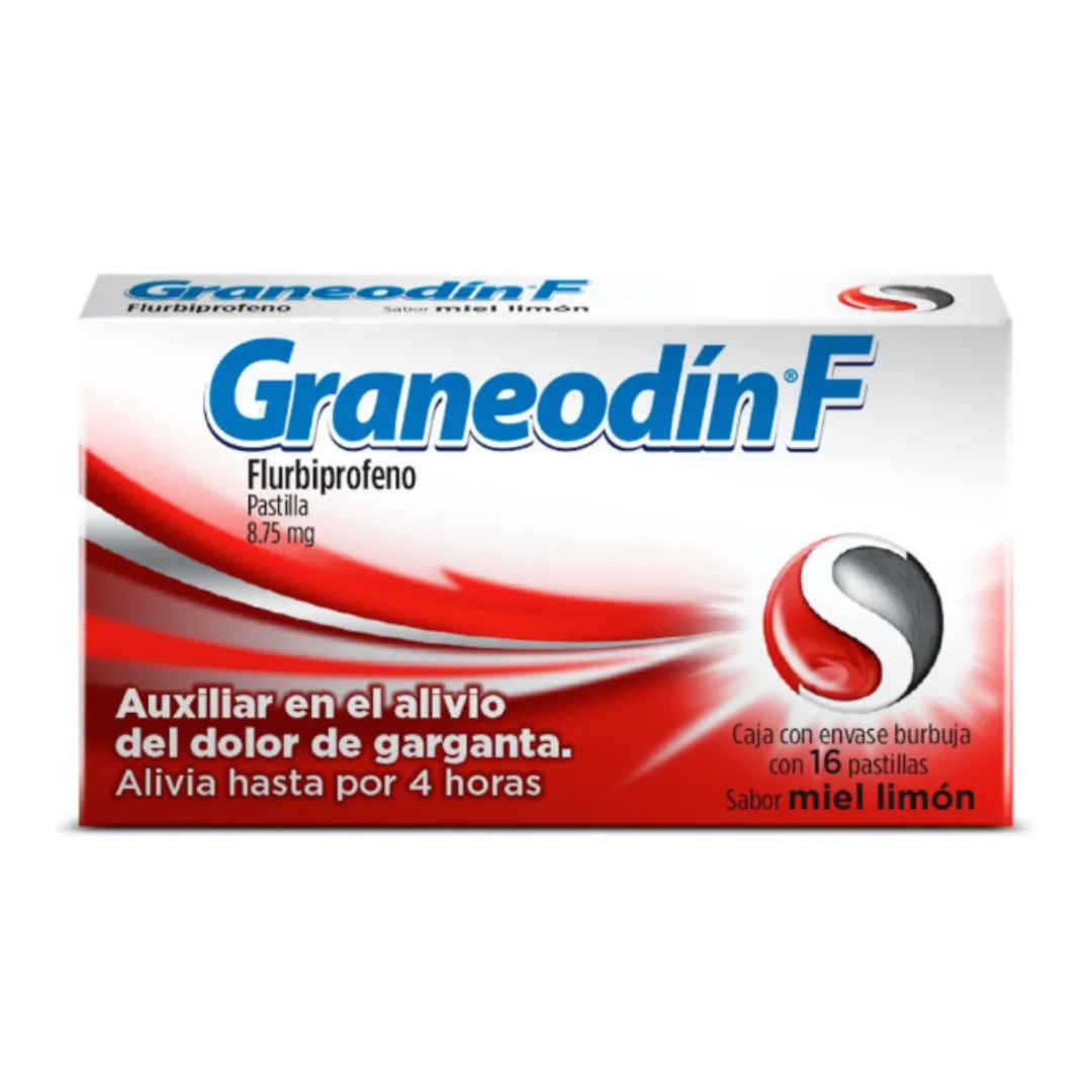 GRANEODÍN F c/16 PASTILLAS Sab. Miel-Limón 8.75 MG