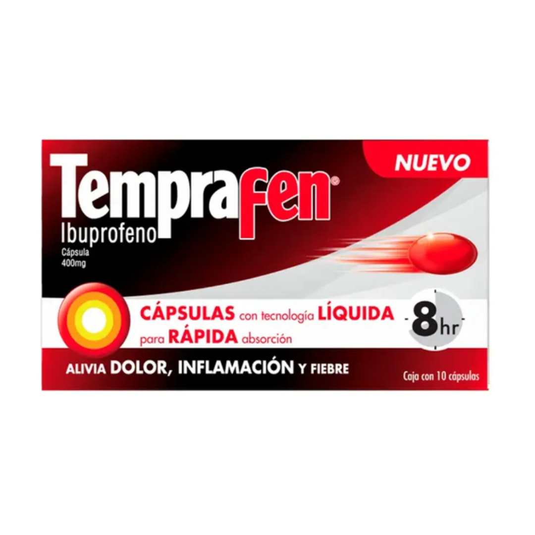 TEMPRAFEN c/10 CAPS. 400MG.
