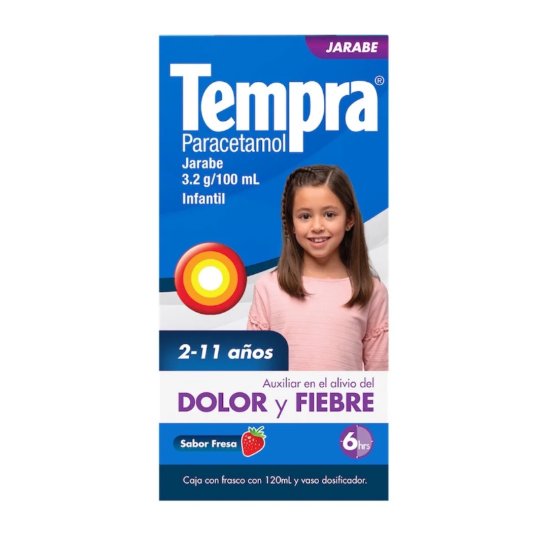 TEMPRA JARABE Infantil (2-11 años) Fco. 120 ML. 3.2 G/100 ML.