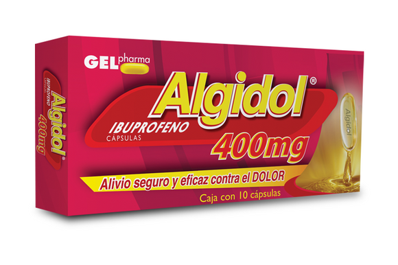 ALGIDOL c/10 CAPS. 400 MG.