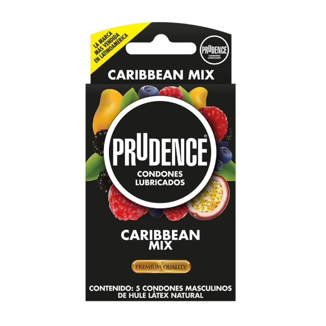 PRUDENCE CARIBBEAN SENSITIVE MIX Sabor y Aroma Cja. c/ 5 CONDS.
