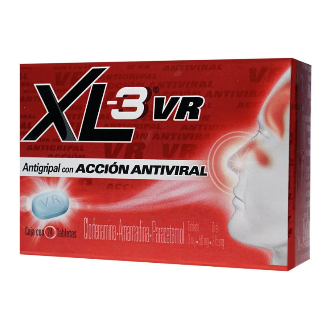 XL-3 VR c/24 TABS. 3/50/375 MG.