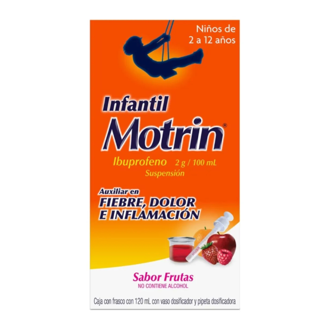 MOTRIN INFANTIL SUSP. Fco. 120 ML. 2 G/100 ML.