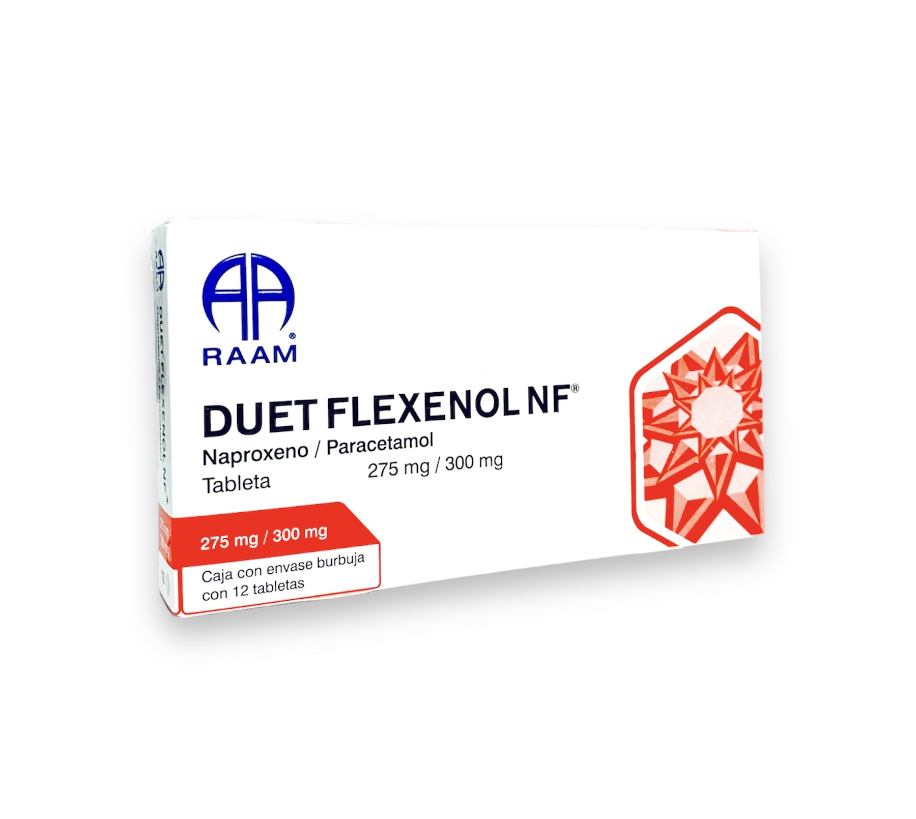 DUET FLEXENOL NF c/12 TABS. 275/300 MG.